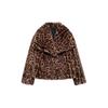Beliebter Herbst- und Winter-Neuer Europäischer und Amerikanischer Kunstpelzmantel Mantel Damen Kurze Jacke Großer Revers