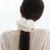 FLORAL TEXTURE SIGNATURE SCRUNCHIE _2COLORS