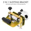 Mortising Jig for 61mm Trimming Machine 1 In 1 Slotting Bracket Invisible Fasteners Punch Locator Linear Track Woodworking Tool