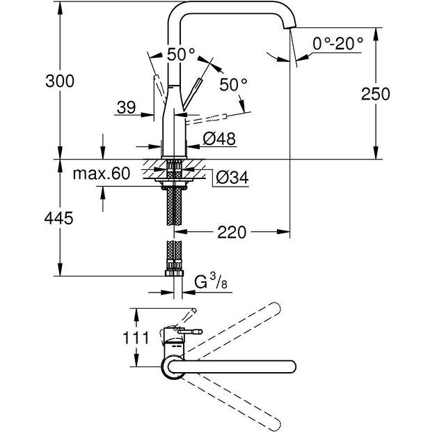 Grohe Essence Plus Mixer Chrome 30269000