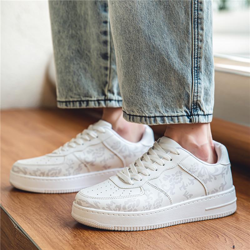 

Мужские низкие туфли для доски, модные туфли для скейтборда, дышащие прогулочные кроссовки, универсальные белые туфли для мужчин