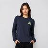 Palace P-3D Manica Lunga Navy Top Unisex Blu P25LS019