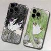 Популярний аніме Code Geass Прозорий чохол для телефону для iPhone 17 Air 16 15 14 Plus 13 12 Mini 11 Pro Max Ударостійкий силіконовий чохол Funda