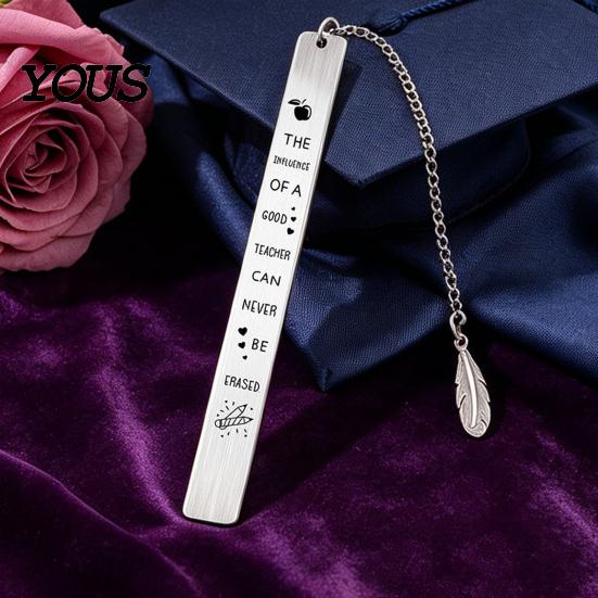 Strong Metal Page Marker Frosted Bookmark, Engraved Marker, Thin Book Mark Bookmark for Students Teachers, Graduation Christmas Gift Lovers