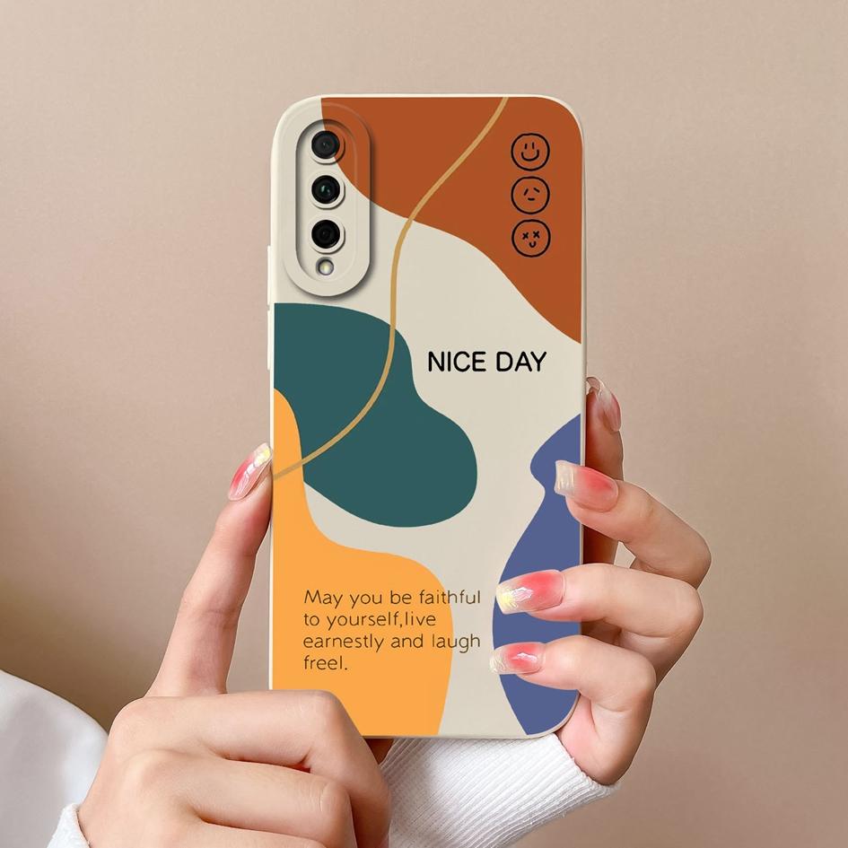 Phone Cover For Huawei P Smart 2021 Y5P Y6P Y7P Y9S Honor 20 Lite 20S Case Check Pattern Matte Soft Silicone Shockproof Phone Bags For Huawei Bumper