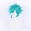Heartsteel Aphelios Cosplay Wig LOL Cosplay Short Blue Green Heat Resistant Synthetic Hair Game Anime Wigs + Wig Cap