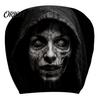 Universal Fit Auto Interior Decor Funny Car Headrest Covers, Ghost Skull Print Cartoon Seat Accessories Protector, Breathable Horror Covers