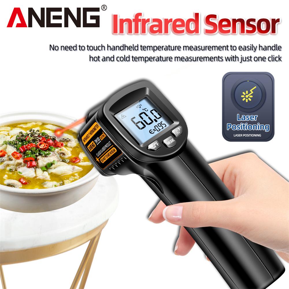 Gun ANENG TH103 Digital Display Screen Temperature Meter Non-contact ToolsInfrared Laser Thermometer Industrial Temparature