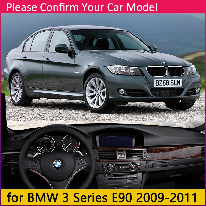 for BMW 3 Series E90 2009 2010 2011 Anti-Slip Anti-UV Mat Dashboard Cover Pad  Dashmat Protect Carpet Accessories 318i 320i 325i