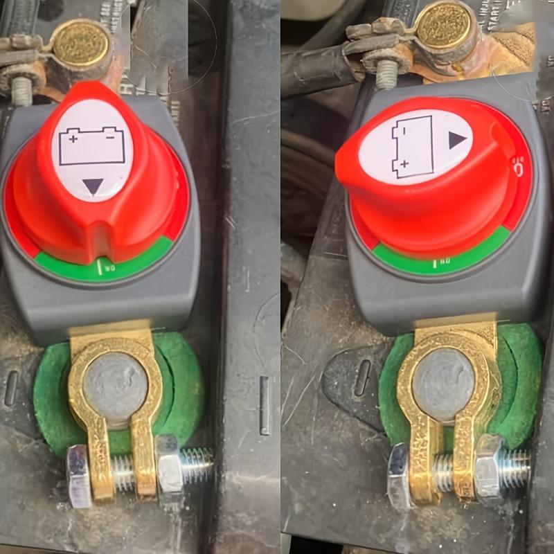 1 Stück hochwertiger Batterietrennschalter für 12V-24V-Systeme, ideal für Autos, Wohnmobile, Boote und andere Fahrzeuge