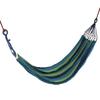 Camping Hammock Canvas Breathable Strong Load Bearing Portable Fabric Hammock for Travel Backpacking Beach Backyard Blue