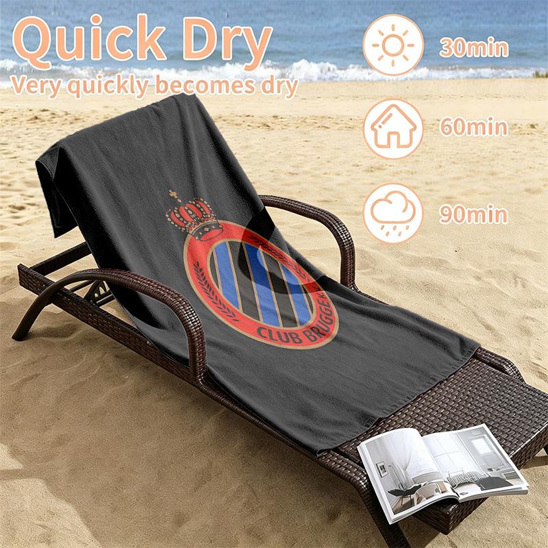 Club Brugge KV Beach towels also serve as bath towels summer essential a musthave for the outdoors the beach and the pool