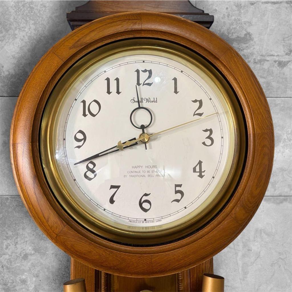 Used Small world (RHYTHM clock) Wall clock Small world