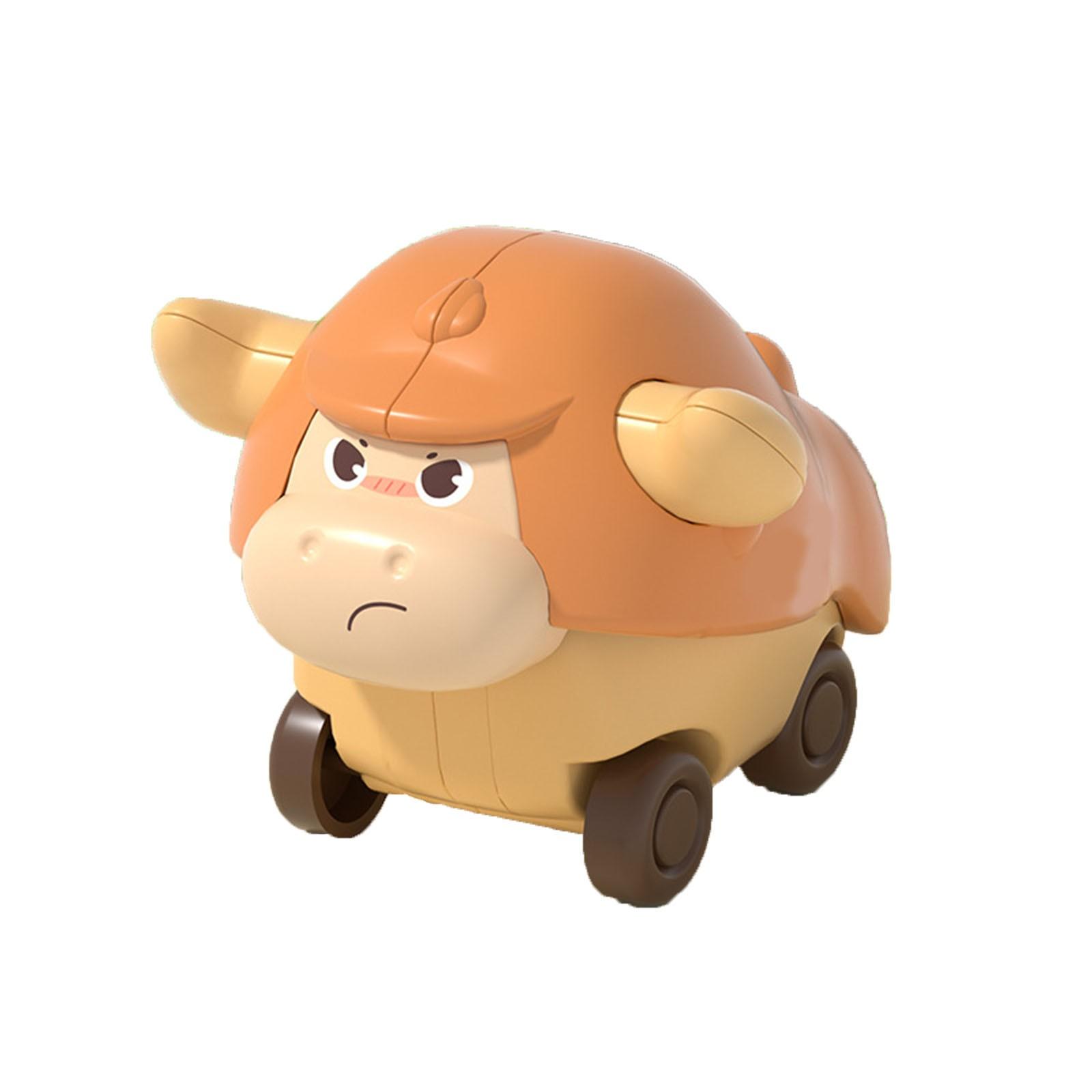 

Нажми Икра Ребенок Ползание Хватание Развивающая Игрушка Машина Скольжение Интерактивная Машина-Животное One Size оранжевый