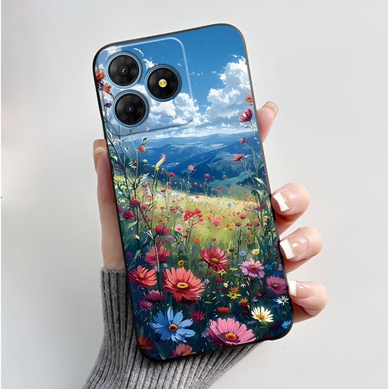 Für Blackview Oscal Flat 2 2C 1C Handyhülle Luxuriös Niedlich Cool Weiches TPU Silikon Rückabdeckung für Oscal Flat2 Flat2C Flat1C Hüllen