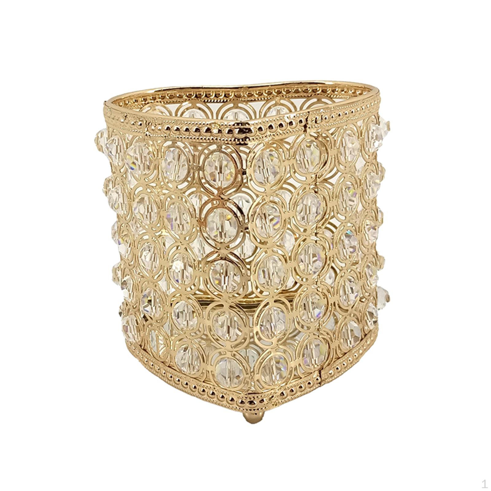 Элегантное решение для хранения кистей для макияжа для туалетного столика или офиса Aureate