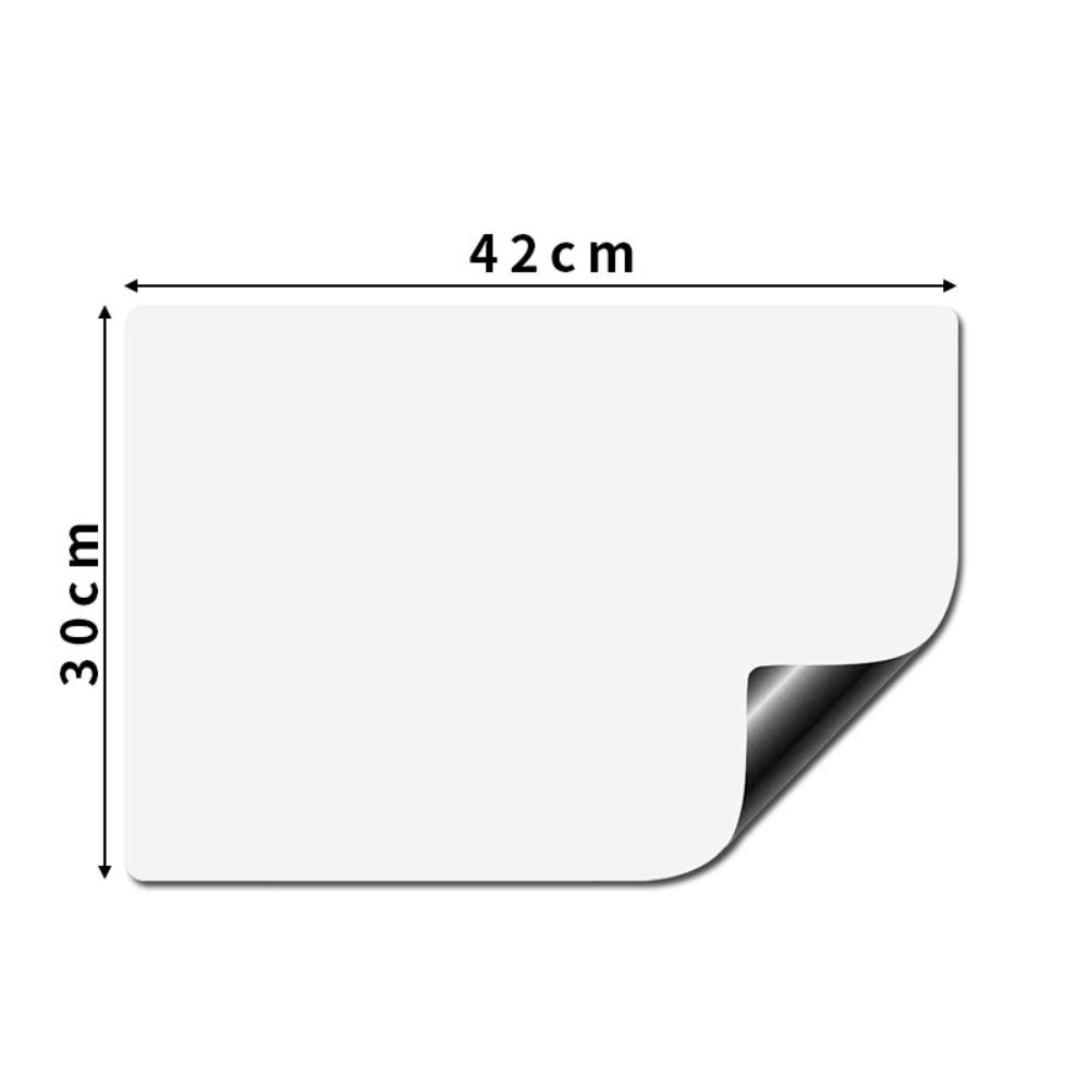 PET Magnetic Whiteboard A3/A4/A5 Refrigerator Magnet Portable Dry Erase White Board  School