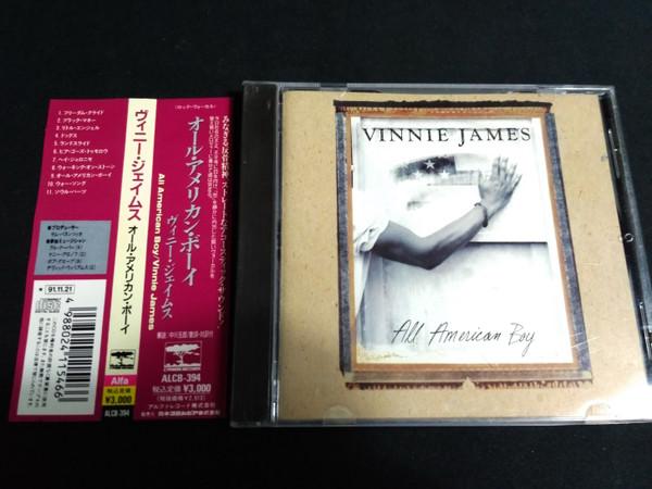 

CD VINNIE JAMES - All American Boy ALCB394PROMO Cypress Records 1991 Япония ОбиРок Б/У