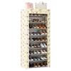 Miling 10-Tier Fabric Shoe Rack
