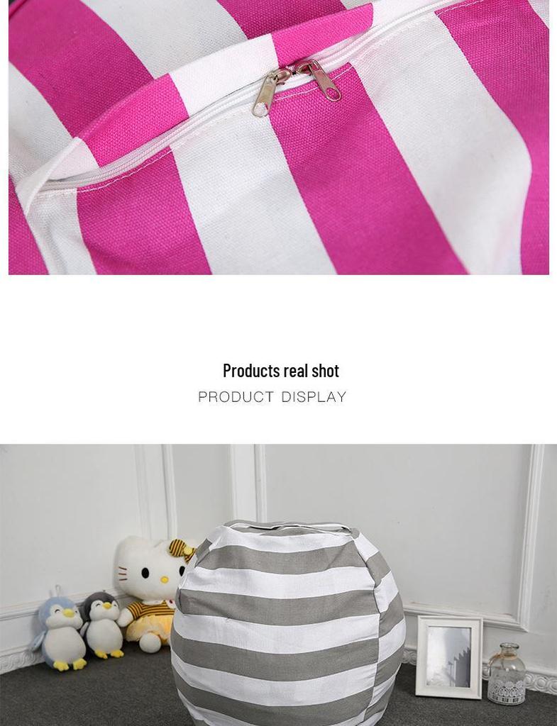 Canvas Plush Toy & Quilt Storage Bag - Multi-Functional Travel & Moving Pack, Large Size