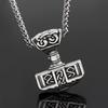 Nordic God Stainless Steel Odin Thor's Hammer Pendant Viking Necklace for Men