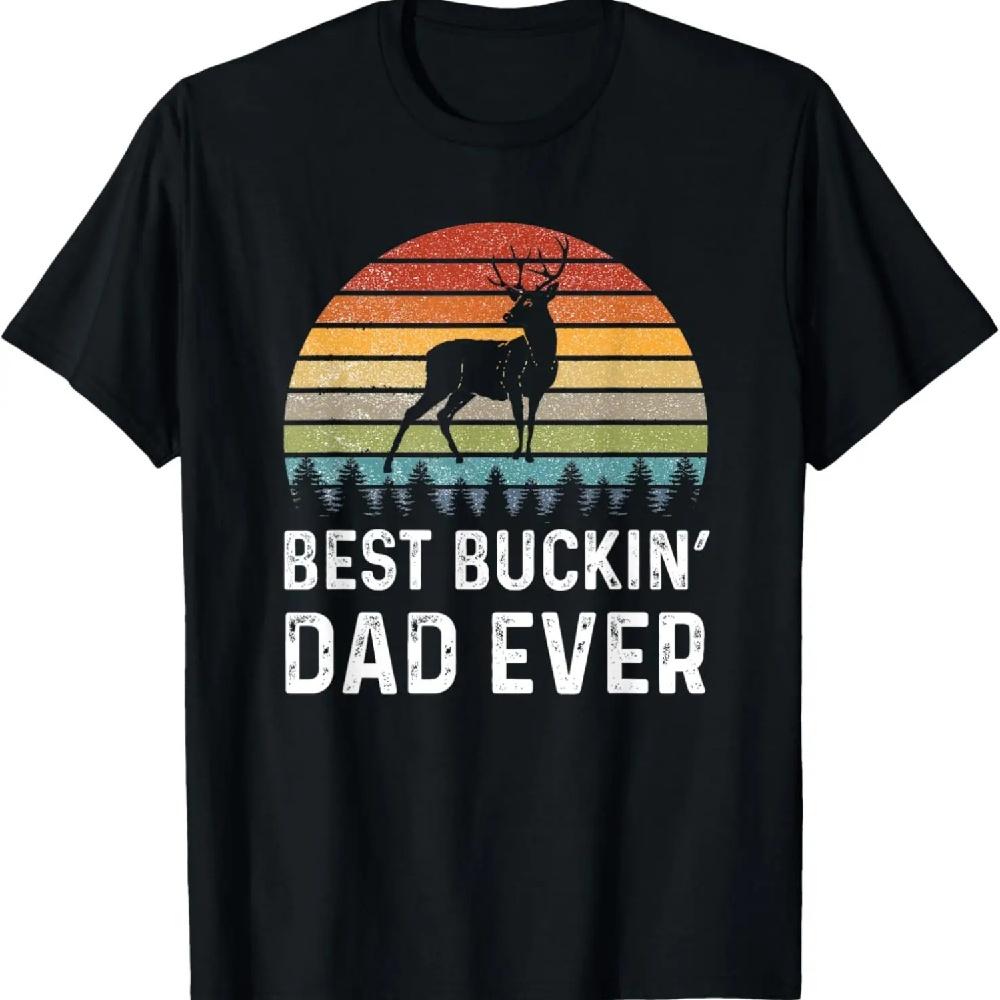 

Лучшая в мире футболка для крутого папы, который охотится на оленей XXXL чёрный