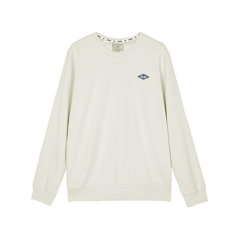 Skechers Colorful Casual Series Comfortable Pullover Soft Sweatshirt Men tops Irish-Cream L323U076-028R S