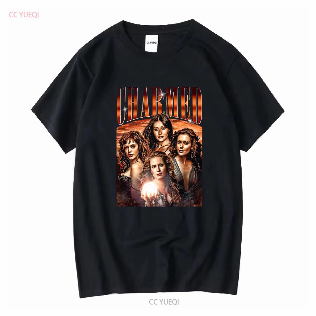 T-shirt Limited Halliwell Charmed Ispirata Vintage Serie TV per Donna e Uomo manica lunga o corta vintage lavata streetwear