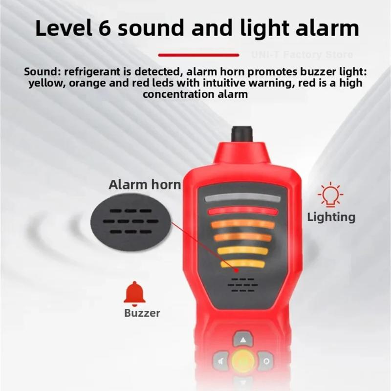 New Professional Refrigerant Leak Detector Cfcs Hcfcs Hfcs Leakage Tester for Air Conditioning Automobile Refrigerator Maintenance Freon Leak Detector