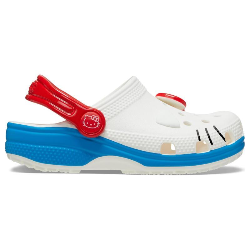 Hello Kitty x Crocs Classic clog Hello Kitty EVA Comfortable Hole Shoes Unisex White Red Blue