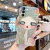Japanese style Aya Takano Art Painting Transparent Case for Samsung Galaxy S22 S21 S20 FE S 22 Ultra S10E S9 Plus 5G Cover Coque