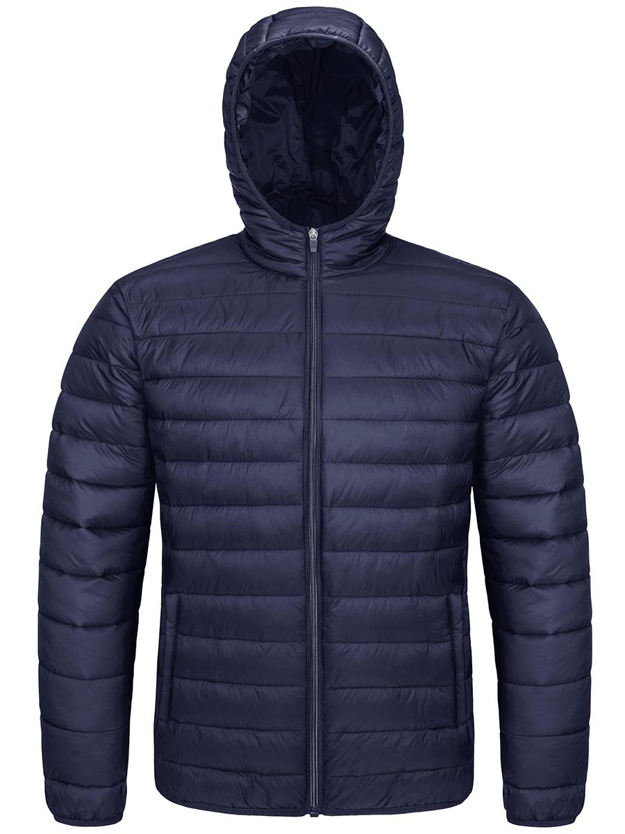 

MAGCOMSEN Мужская куртка с капюшоном Полиэстер Нейлон Пуховик Водонепроницаемая Ветрозащитная Куртка Утепленная Стеганая Легкая Куртка US XL Plus(CN 3XL) тёмно-синий