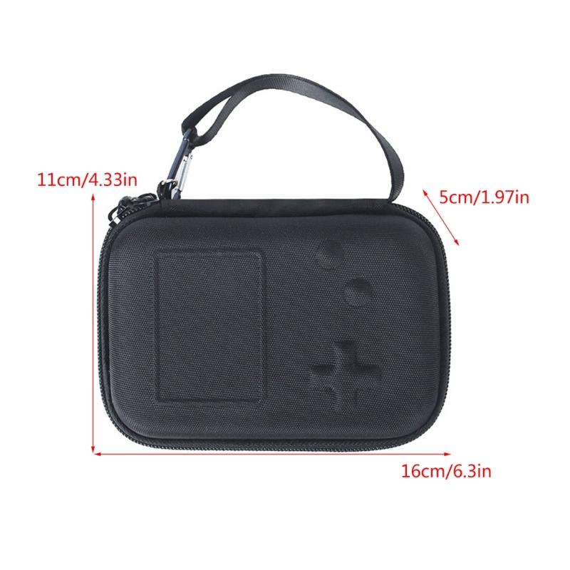 Storage Bag Case for RG35XX Plus Scratchproof Handbag Game Consoles Shockproof Protect Case with Handle Pocket