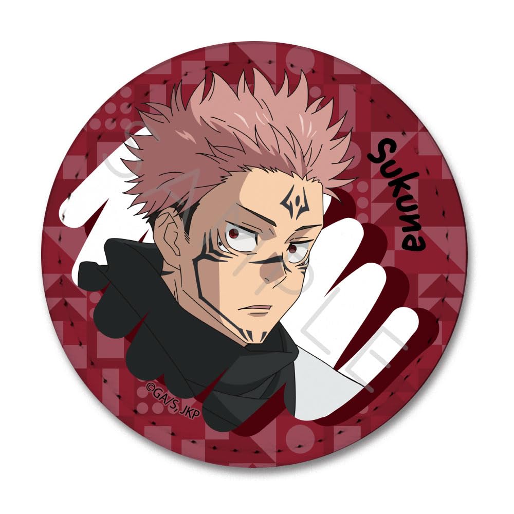 TV Anime Season 2 2nd Edition Leather Badge NJ "Jujutsu Kaisen" [Sukuna] [Round]