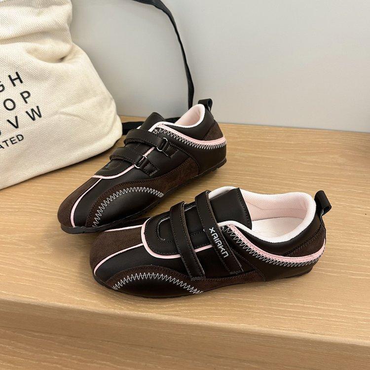 Sheepskin Version~ Inner Height Increase of 6cm Autumn New German Training Shoes Women's 2025 Casual Sports Board Shoes Forrest Gump Shoes