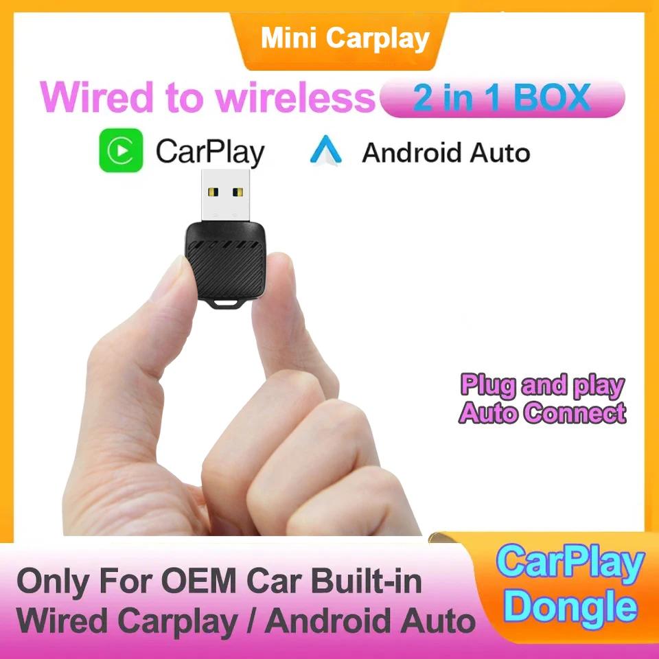 Wireless CarPlay Android Auto Adapter Smart Mini Box Plug And Play USB Dongle Universal For VW Honda Toyota Volvo Benz Kia