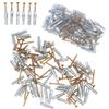 100Set 6/8Mm Wall Anchors And Screws Set Metal Expansion Plug And Self Tapping Screws Kit For Concrete Drywall Mounting