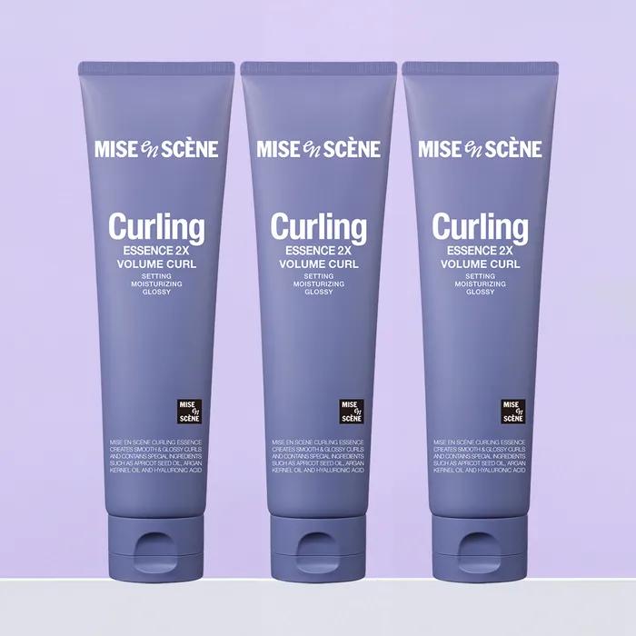 Curling Essence 2X Natural Curl/Volume Curl 150ml 3-Pack (Optional)