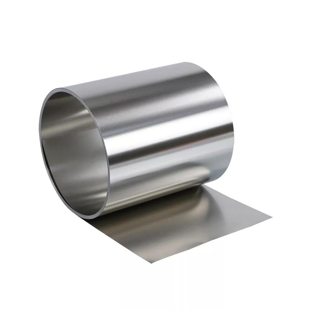Lama Striscia Acciaio Inossidabile 304 Lunghezza 1 Metro Spessore 0,01mm 0,05mm 0,15mm 0,2mm 0,3mm 0,4mm 0,5mm 0,8mm Lamiera Acciaio in Bobina Larghezza 300mm