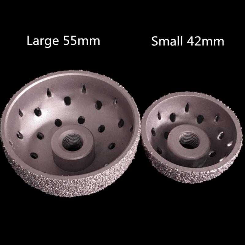 Tire Buffing Wheel 42/55mm Tire Buffer Wheel Abrasiveness Coarse Buffing Wheel