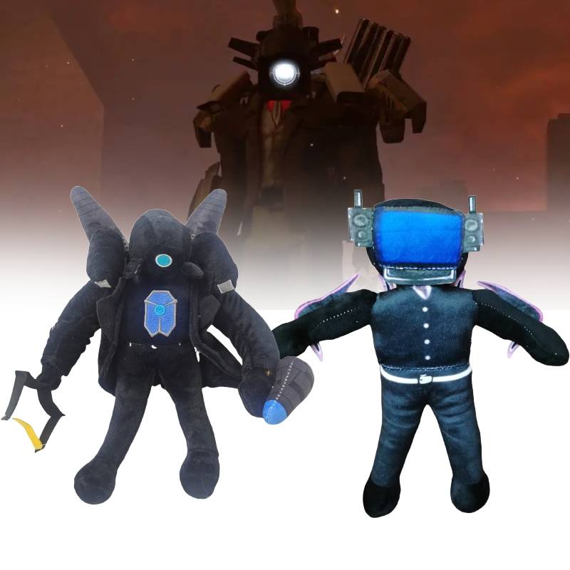 Skibidi Cameraman Toilet Tvman Plush Toy Cartoon Doll Child Sleep Gift Pillow