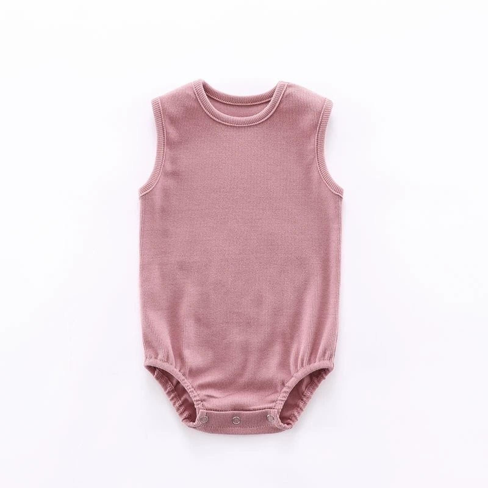 

Infant Toddler Girl Fashion Collar Onesie 9M рожевий