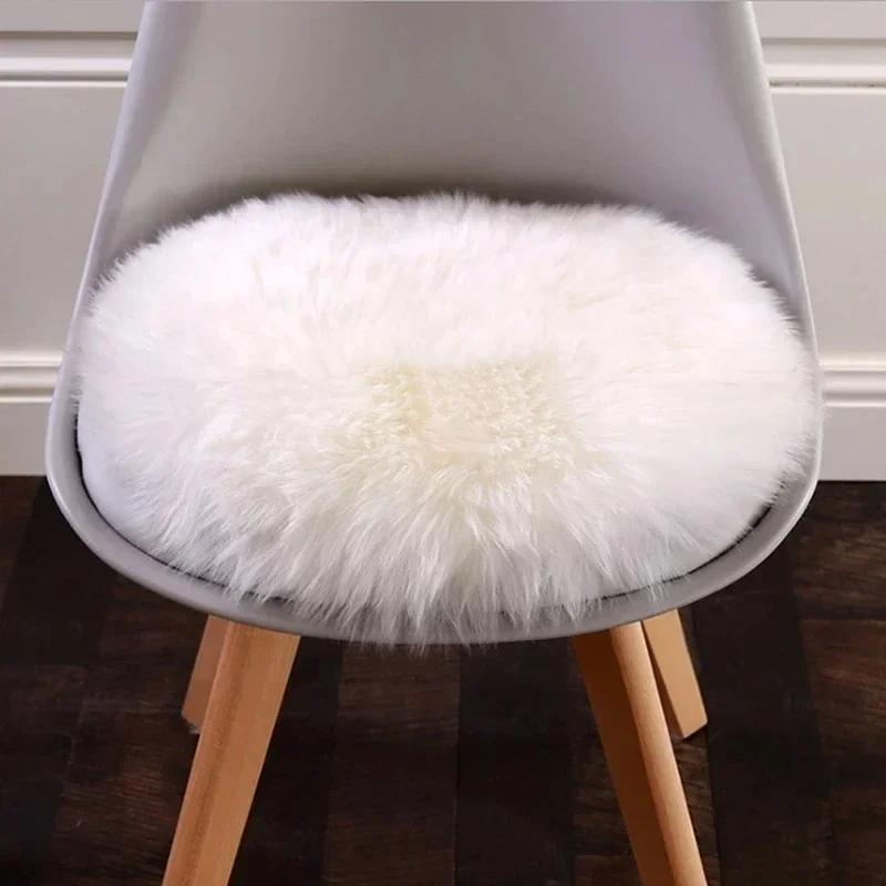 Artificial Sheepskin Rug Bedroom Mat Wool Warm Hairy Carpet Chair Cover Home Docoration Seat Fur Pad Carpets for Living Room