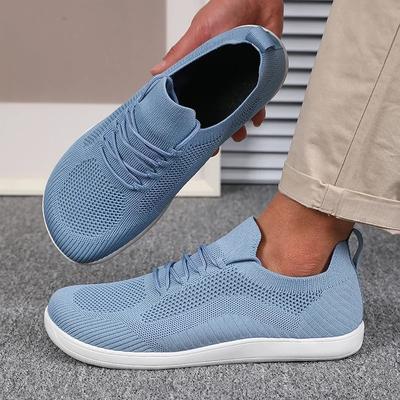 Chaussures Pieds Nus à Large Bout de Mode pour Hommes Femmes Chaussures de Sport Décontractées Respirantes Chaussures Homme à Lacets Chaussures de Marche Antidérapantes