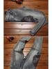 Men's Trendy Elastic Slim Fit Ripped Embroidered Jeans for Spring and Autumn High-Street Style