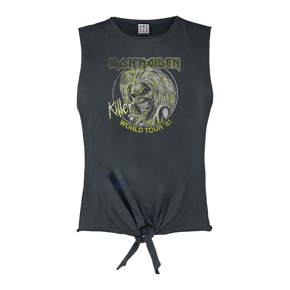 Amplified Crop Top Iron Maiden Killer World Tour ´81 pour Femmes/Dames