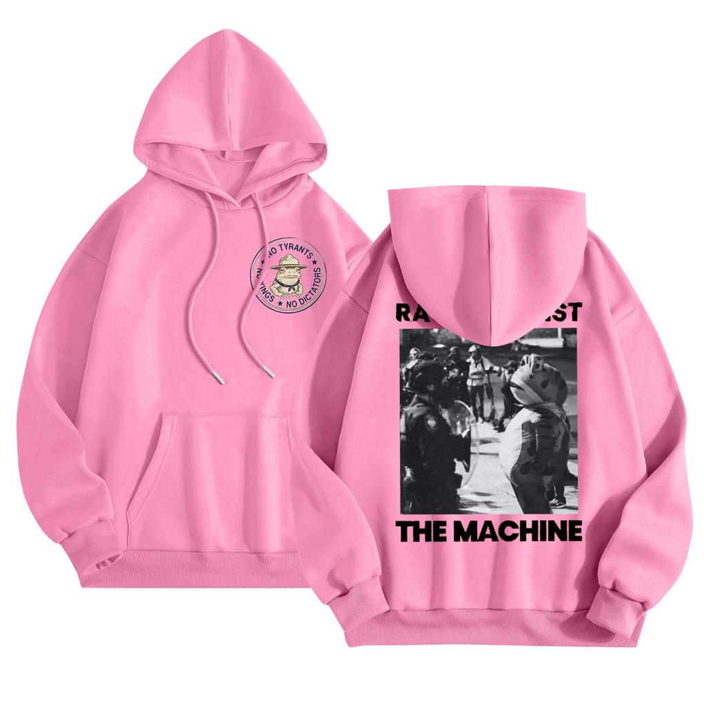 Ladies Fashion Casual Long Sleeve Printed Round Neck Hoodie Pullover Top