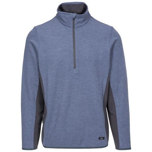 TRESPASS Mens Wotterham Mock Neck Long-Sleeved Top