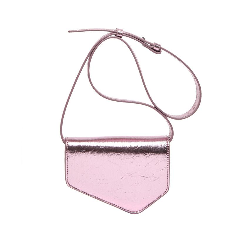 

Premium texture fashion trend geometric small square bag women s 2025 new versatile commuter personality shoulder messenger bag рожевий