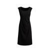 Ditu's New Acetic Acid Swan Neck Sexy Waist Slimming Fashion Elegant Sleeveless Dress